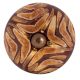 Cherry Wave Etched Ceramic Cabinet Knobs